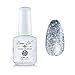 Silver glitter gel nail polish, Beau Gel UV LED Clear Nail Art 15ml (329)