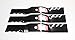 Oregon 3 Gator 3-in-1 Mulching Blades to Replace Cub Cadet 742-04068, 742-04068A, 942-04068, 759-04047. 3/4