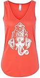 Yoga Clothing For You Ladies Ganesha Head Flowy Tank Top