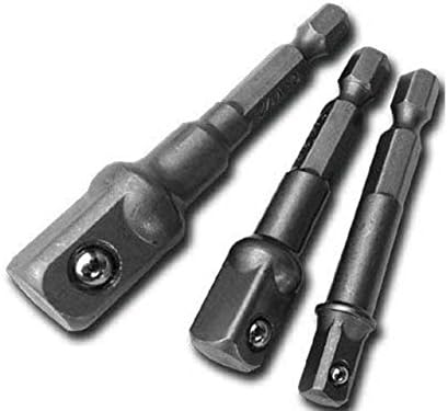 MASTERTEC 3pc Power Drill Socket Adapter Set