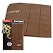 BCW Double-Sided 9-Pocket Pages Holder - 10 Brown Pages | Trading Card Binder Sheets | Secure Side Loading | Ideal Card Storage and Display Solution