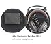 Over-Ear Headphone Case Storage Bag Pouch for Plantronics BackBeat PRO 2,Audio-Technica ATH-M50x,Sennheiser HD 4.40 BT, NO Smell(1 CASE ONLY)