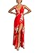 FFLMYUHUL I U Women's Strap Floral Print Lace Up Backless Deep V Neck Sexy Split Beach Maxi Dress