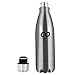 Alpha Armur 12 Oz (350ml) Double Wall Vacuum Insulated Stainless Steel Water Bottle Flask 12 oz bicycle hiking Water Bottle Kids Water Bottle Milk Bottle for Lunch Box with Narrow Mouth, Silver