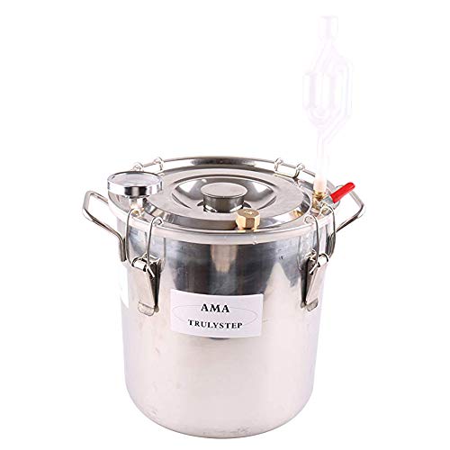 New 3 Pots DIY Home Distiller Alcohol Moonshine Ethanol Still Spirits Boiler Wine Water Essential Oils Making Brewing Kit (Stainless Steel, 20 Litres / 5 Gallon) - Thumbnail 7