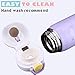 Kids Water Bottle Thermoses Unicorn Water Bottle Cup Metal Stainless Steel Vacuum Insulated Water Flask for School Kids Girls Lunch Box Leak Proof BPA Free No Straw - 12oz (Purple)