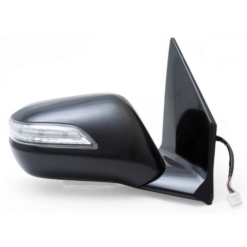 Fit System 63037H Acura MDX Passenger Side OE Style Heated Power Replacement Mirror with Turn Signal and Memory
