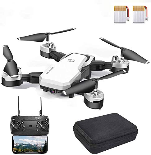 EANMANM 48 Minuten WiFi FPV Drohne faltbar mit 1080P Kamera HD Live Übertragung ,RC Drone Quadrocopter mit Höhe-halten…