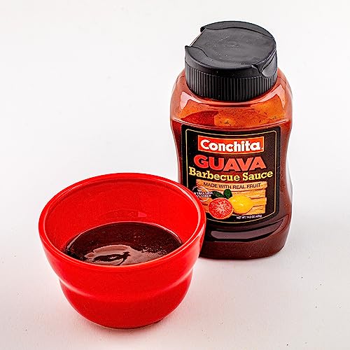 CONCHITA GUAVA BBQ SAUCE, 14 OZ – TASTE OF THE TROPICS – PERFECT FOR GRILLING, MARINATING, AND DIPPING (PACK OF 1)