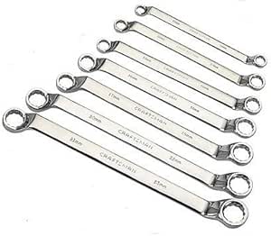 TEKTON 45-Deg Offset Box End Wrench Set, 12-Piece (1/4-13/16 In, 6-19