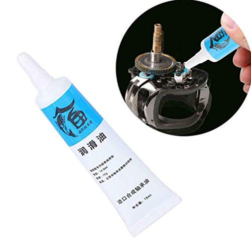QUICATCH Fishing Reels Oil Lubricant Grease Fish Wheel Bearing Lubricant Maintenance Set 10g(White)