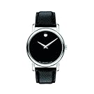 Men's Museum Watch with Leather Strap