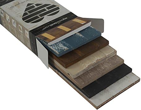Wood Wall Paneling Peel and Press REAL Wood - Sample Pack