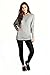 Tealing Women's Round Neck Long Sleeve Dolman Top Stretchy Lightweight