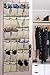 MISSLO Over the Door Shoe Organizer 24 Large Fabric Pocket Closet Accessory Storage Hanging Shoe Hanger, Beige