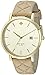 kate spade new york Women's 1YRU0844 Metro Grand Watch With Tan Leather Band