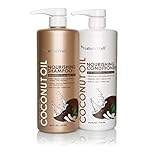 NatureWell Extra Virgin Coconut Oil Nourishing Shampoo and Conditioner Set (24 fl oz each)
