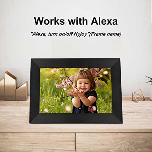 Digital Photo Frame Hyjoy WiFi Digital Picture Frame 8 Inch with IPS HD Touch Screen, Auto