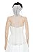 SAMKY 1T 1 Tier Pearls Bugle Beaded Wedding Veil V395 - Light Ivory Elbow Length 30