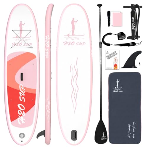 H2OSUP Stand Up Paddling Board-15 cm Dick Aufblasbares SUP Board,mit Rucksack,Haltbares Paddle Board Zubehör