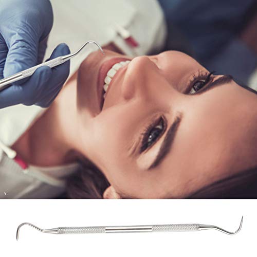 Dental Tools, Dental Pick Oral Care Kit, 8Pcs Stainless Steel Dental Hygiene Kit Set, Dentist Home Use Tools - Thumbnail 7