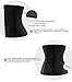 Angool Women's Latex Waist Trainer Shapewear Workout Waist Cincher for Weight Loss Black Medium (Fits 26-27 Inch Waistline)