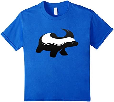 Kids SILHOUETTE HONEY BADGER T SHIRT 6 Royal Blue