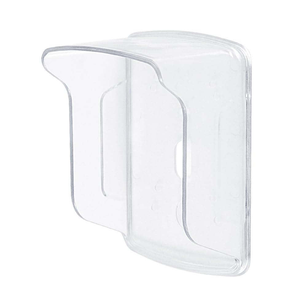 FUSYTULY Plastic Waterproof Cover, Rain Cover Shell Weather Protector for Video Doorbell Fingerprint Access Controller RFID Keypad Door Lock Security System (Transparent)