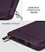 Ringke Onyx Compatible with Galaxy Note 9 Flexible & Slim Anti Slip Shock Absorbent Phone Cover for Galaxy Note9 - Lilac Purple