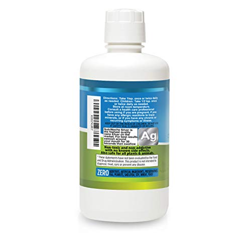 NutriNoche Colloidal Silver Mineral Liquid Supplement Daily Immune