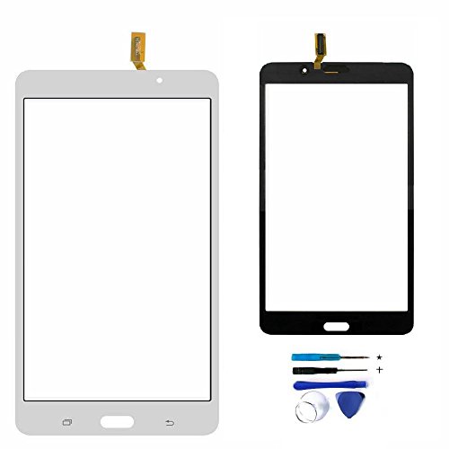 Touch Screen Digitizer Replacement for Samsung Galaxy TAB 4 7.0" T230 T230NY T230NU T230NT WIFI with Tools (White) NO Earpiece Hole