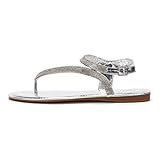 DREAM PAIRS SERPENT Women Rhinestones Strap Gladiator Flat Sandals