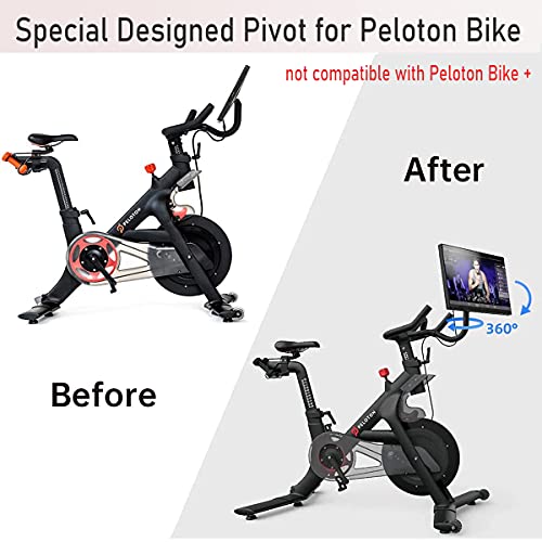 Melelly Screen Swivel Mount for Peloton, Pivot for Peloton Bike Screen