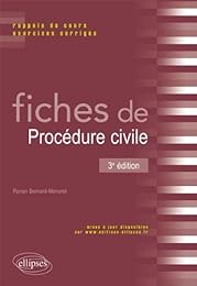Fiches de procédure civile