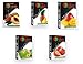 Hydro Herbal Hookah Shisha - [50g X 5 Pack] [250g]: Double Apple, Strawberry, Mango, Peach & Pineapple, Hookah Shisha Tobacco Free Molasses - Fruit Mix A2