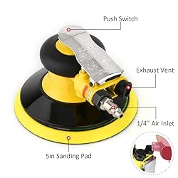 Professional Air Random Orbital Palm Sander, Dual