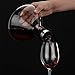 AjoliHome Wine Decanter Lead-Free Wine Aerator For Enhanced Flavor 1000ml Carafe Made Of Crystal Glass/Gift For Wine Enthusiasts (Glass)