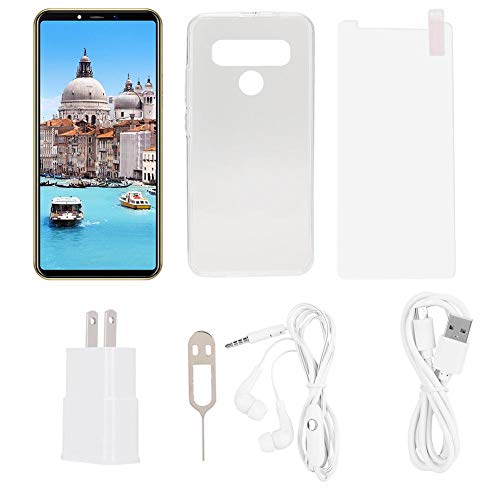 6.1" Unlocked Smartphone with HD Full Screen, Android 9.1 System, Face Recognition, 4+64G, Octa-Core Dual Card Dual Standby,Dual Camera(US) - Thumbnail 6