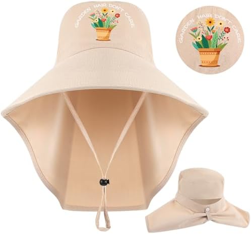 Amazon.com: Plant Lady Wide Brim Gardening Hat - Waterproof Sun