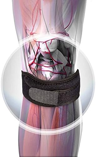 Adjustable Runner Knee Strap - Patellar Tendon and Jumper’s Knee Strap/band to Relieve Knee Pain. Runner’s Knee Support with Soft Breathable Material for a Comfort Fit with Maximum Stabilization.