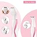 2 in 1 Women Shaver,Bikini Trimmer/Bikini Grooming Kit,Cordless Ladies shaver with Shaving and Bikini Head Perfect for Body/ Face/Bikini Area, Waterproof Electric Razor/Shaver Hair Removal Wet/Dry