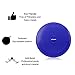 Trideer Inflated Stability Wobble Cushion with Pump, Flexible Seating Classroom, Extra Thick Core Balance Disc, Wiggle Seat for Sensory Kids (Office & Home & School) (34cm Royal Blue)