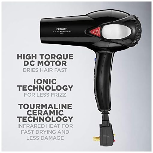 Conair-1875W-Cord-Keeper-Hair-Dryer-Black-Amazon-Exclusive Conair 1875W Cord Keeper Hair Dryer, Black - Amazon ExclusiveConair 1875W Cord Keeper
