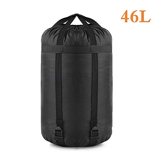 HOOMBOOM Compression Stuff Sack, 46L Waterproof Sleeping Bags Storage Stuff Sack Organizer, Great for Backpacking and Camping