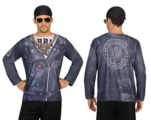 ATOSA Costume T-Shirt Biker Man M-L