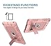 Azzsy Case for iPad 9th Generation/iPad 8th Generation/iPad 7th Generation (10.2 Inch, 2021/2020/2019 Model), Slim Heavy Duty Shockproof Rugged Protective Case for iPad 10.2 inch (Rose Gold)