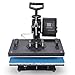Superland Power Heat Press 5 in 1 Industrial-Quality 12-by-15-Inch Multifunctional Sublimation T-Shirt Hat Mug Heat Press Machine (5 in 1: 12