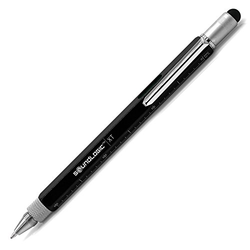 UPC 044902967467, SoundLogic XT 6-in-1 Multi-function Ballpoint Pen, Stylus, Screwdriver, Ruler, Black