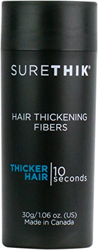 SureThik Hair Thickening Fiber, 100% Organic Keratin Natural Building Fibers, 30 G, Auburn