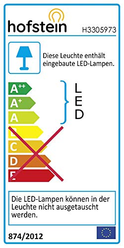 LED Außenwandleuchte Kolding m. Bewegungsmelder, Wandlampe aus Metall in Edelstahl, Gartenbeleuchtung m. 17 Watt, 1000… – Bild 7